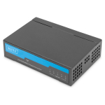 DIGITUS Switch 5-Port Gigabit Unmanaged Metallgeh&auml;use schw