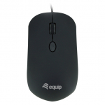 Equip Optische Maus USB Komfort Rechts-Linksh&auml;nder 1.8m sw