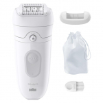Braun Silk epil 5, m&auml;rg- ja kuivkasutus, valge - Epilaator / SE5011