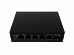 Lanberg Switch Light ILFE-4P-1GE-1S-90 Light Industrial POE 1XBT 3AXT SFP + ETH DIN FAST Ethernet