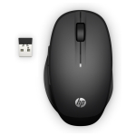 HP Maus 300 Dual Mode Kabellos BT/USB-A Schwarz