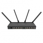 MikroTik | RB4011iGS+5HacQ2HnD-IN | 802.11ac | 10/100/1000 Mbit/s | Ethernet LAN (RJ-45) ports 10 | Mesh Support No | MU-MiMO Yes | No mobile broadband