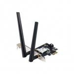 Asus | AX1800 Dual-Band Bluetooth 5.2 PCIe Wi-Fi Adapter | PCE-AX1800 | 802.11ax | 574+1201 Mbit/s | Mesh Support No | MU-MiMO Yes | No mobile broadband | Antenna type External