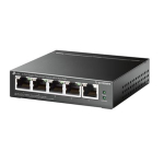 TP-LINK | 5-Port Gigabit Easy Smart Switch with 4-Port PoE+ | TL-SG105MPE | Managed L2 | Desktop