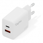 DIGITUS USB Charger 20W, 1x USB-C, 1x USB-A
