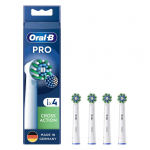 Oral-B Aufsteckb&uuml;rsten CrossAction Pro 4er Wei&szlig;