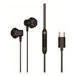 CONCEPTRONIC Headset Ohrh&ouml;rer USB-C/Mikro/Ergono./+ 1.20m sw