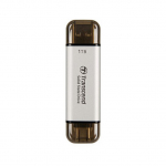 TRANSCEND ESD310S 1TB External SSD USB 10Gbps Type C/A Silver