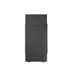 Natec HELIX - Micro tower - micro ATX - no power supply - black - USB/Audio