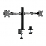 LogiLink Dual monitor mount 17-32 inches, arm 380mm, 2x12kg