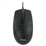 Equip Optische Maus USB-A Silent Rechts-Linksh&auml;nder 1.5m sw