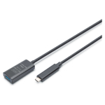 DIGITUS Verl&auml;ngerungskabel USB-C->USB-A St./Bu. 10G 5,00m