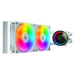 K COUGAR CPU Wasserk&uuml;hlung Poseidon Elite 240, ARGB Wei&szlig;