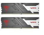 Patriot Viper Venom DDR5 series - DDR5 - kit - 32 GB: 2 x 16 GB - DIMM 288-pin - 6000 MT/s - CL36 - 1.25 V - unbuffered - on-die ECC - silver, matte black