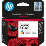 HP Tinte 652 F6V24AE Color (Cyan/Magenta/Gelb)