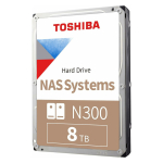 8TB NAS Toshiba N300 HDWG480UZSVA Gold 7200RPM 256MB