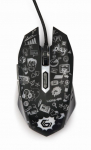 SE USB OPTICAL BLACK/MUS-6B-GRAFIX-01 GEMBIRD