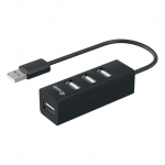 Equip USB-Hub 4-Port 2.0 ->4x2.0 480Mbps o.Netzteil sw 21251215