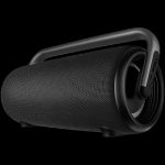 Portable speaker SVEN PS-395, black, power output 80W (RMS), TWS, Bluetooth, RGB backlight, Waterproof (IPx5), USB, Battery life &ndash; up to 20 hours