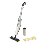 K&auml;rcher KST 2 Upright steam cleaner 0.4 L 1600 W (1.513-590.0) White, Black
