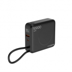 Gembird PowerBank 10000mAh 1xUSB-C/1xUSB-A 20W wireless 15W black