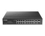 D-Link Gigabit Smart Managed Switch DGS-1100-18PV2 16 x 10/100/1000BASE-T PoE ports