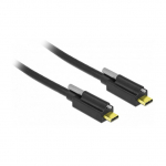 USB-C > USB-C schraubbar 2m Delock Black