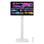 80,0 cm/31,5" (3840&times;2160) LG 32U889SA-W 16:9 IPS 5 ms 60Hz USB-C (65W) &times;3 HDMI &times;2 Touchscreen Rollenst&auml;nder White