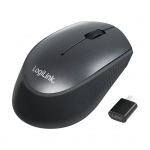 LogiLink Maus - optisch - 3 Tasten - kabellos - 2.4 GHz - kabelloser Empf&auml;nger (USB)