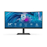Philips | UltraWide LCD Monitor | 346E2CUAE | 34 " | VA | WQHD | 21:9 | 100 Hz | 4 ms | 3440 x 1440 | 300 cd/m&sup2; | HDMI ports quantity 1 | Black | Warranty 36 month(s)