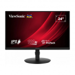 61cm/24" (1920x1080) ViewSonic VG2408A 16:9 FHD IPS 5ms 100Hz HDMI VGA DP Speaker Pivot Black