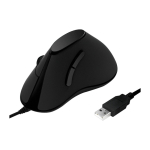 Logilink Maus Ergonomisch Vertical 5 Tasten 1000dpi schwarz