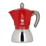 Bialetti Moka induction Moka pot 0.1 L Red, Silver