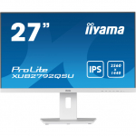 68.5cm/27'' (2560x1440) Iiyama XUB2792QSU-W5 27W LCD Business WQHD 5ms HDMI DP 2x USB IPS Speaker QHD White