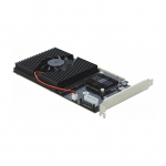 PCI Express x8 / x16 Karte zu 4 x intern NVMe M.2 Key M