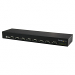 StarTech 8 Port USB auf Seriell Adapter Hub - USB auf RS232 Port Adapter mit Daisy Chain - Rackmontierbar