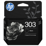 HP 303 Black Original Ink Cartridge Schwarz 200Seiten