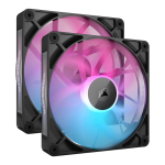 Corsair Fan 140x140x25 RX140 RGB ICUE Link Dual Kit