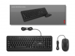 Lenovo 160 keyboard Mouse included Home/Office USB US English Black
