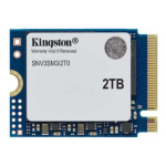 Kingston SSD | NV3 | 2000 GB | SSD form factor M.2 2230 | Solid-state drive interface PCIe 4.0 x4 NVMe | Read speed 6000 MB/s | Write speed 5000 MB/s SNV3SM3/2T0