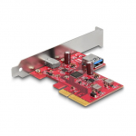 PCI Express x4 Karte zu 1 x extern USB 10 Gbps USB Type-C&trade; Buchse + 1 x intern USB 10 Gbps Typ-A Buchse - Low Profile Formfaktor