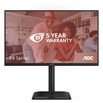 60,5cm (23,8") 24E4U 16:09 HDMI+DP+USB IPS Lift black