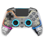 DELTACO Playstation 4 transparenter Wireless Controller