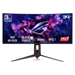 86,4 cm (34") 3440 x 1440 Pixel ASUS 90LM0CU0-B01971 21:9 Wide Quad HD OLED 0,03 ms 360 Hz HDR DisplayPort HDMI USB-Hub Height VESA