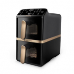 Philips Dual Basket Airfryer | NA462/70 4000 Series | Power 2750 W | Capacity 10 L | Rapid Air technology | Black