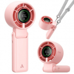AECOOLY Halo 02 &ndash; Portable Handheld Fan, rose