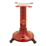 Berkel Standfu fr B3/Tribute/ B114 rot/gold