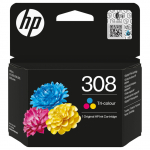 HP 308 Tri-color Original Ink Cartridge 21288321