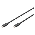 DIGITUS USB 2.0 Anschlusskabel Typ C -C St/St 1.0m, sw