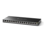 TP-LINK | Switch | TL-SG116E | Web managed | Wall mountable | Gigabit Ethernet (copper) ports quantity 16 | Power supply type External